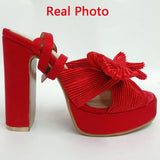 New Platform 2023 Summer Simple High Heeled Women's Sandals Shoes Wedding Shoes Big Size 43 Bridal