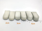 Insoles Breathable Half Insole Heighten Heel Insert Sports Shoes Pad Cushion Unisex 2-4cm Height Increase