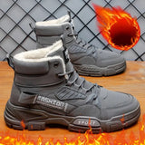 Boots Men Comfort Desert Boot Retro Casual High Top Shoes for Men Fall Winter Non-slip Hiking Booties Botas Hombre