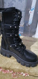 Girl Women Shoes Strange Style Stress Punk Ankle Boots High Heels Platform Boots For Trendy Winter Dress botas de