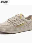 Women Flats Round Toe Shoes For Women Fahion PU Leather Women'S Shoes Ins Casual Sneakers Lady Footwear Size