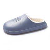 Winter Warm Waterproof Non-Slip Home Slippers Indoor Cotton Non-Slips Ladies Soft Slippers Memory Foam Couples