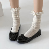 Breakj Silver Single Shoes Spring 2025 New Korean Version Of Evening Wind Flat Shoes Shallow Bow Women's