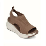 New Large-Size Fly-Woven Thick-Soled Leisure Sandals, Women's Shoes, Fish Mouth Breathable Summer Sports