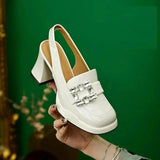 Women Sandals Sexy High Heels Slip-On Women Shoes Thick Heels Platform Fashion Summer Female Pumps New