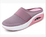 Women Slipper Walking Shoes Air Cushion Slip-On Orthopedic Diabetic Ladies Platform Mules Mesh Lightweight Slipper Wedge