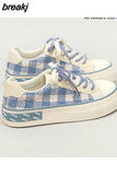 Women's Sports Kawaii Shoes Canvas Pink Flat Platform Running White Casual Anime Lolita Korean Vulcanize Rubber