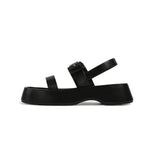 New Platform Sandals Women Fashion Solid Thick Sole Shoes for Women Comfortable Soft Sole Roman Sandals Casual Flat