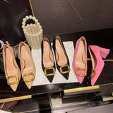 Size 34-42 Women Pumps Sexy Solid Real Leather High Heels Shoes For Woman Spring Party Office Lady Date Retro