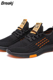 Men Sneakers Flat Casual Shoes Breathable Running Comfortable Walking Tennis Footwear Spring Autumn Male