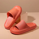 Thick Platform Bathroom Home Slippers 2023 Summer EVA Soft Thick Bottom Beach Sandals Woman Non Slip Flip Flops