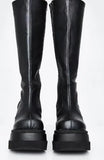 Ladies High Platform Boots Fashion Zip High Heels Boots Women Wedges Shoes Woman Casual Boots Heels Plus Size