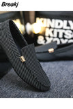 Summer Mens Loafers Plus Size Lightweight Comfortable Flat Casual Shoes Men Breathable Slip on Soft Leather Driving