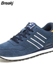 Men Causal Shoes Light Running Shoes Lac-up Flats Breathable Outdoors Fashion Sneakers Free Shipping Men Vulcanize