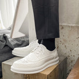 Breakj Small Leather Shoes Men's Business Dress Casual Thick Korean Version Versatile Classic Rock Tide Shoes