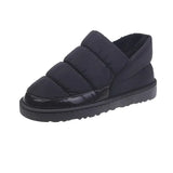 Women Winter Snow Botas Femininas Flat Waterproof Warm Thick Plush Ankle Boot for Woman Platform Cotton