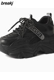 Size 33-39 Women Sneakers 2023 Fashion Platform High Heels Shoes For Woman Spring Casual Daily Lady Street