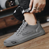 Men's Breathable Canvas Shoes Classic Casual Shoes for Men Comfortable Elastic Band Ice Silk Men's Sneakers Summer New Men