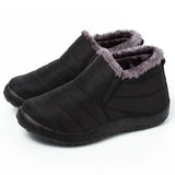 Shoes For Men Ankle Boots Waterproof Winter Shoes Warm Plush Snow Boots Unisex Anti Skid Plus Size 47 Mans