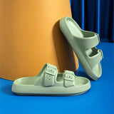 Thick Platform Slippers Women Summer Beach Eva Soft Sole Slides Sandals Woman Indoor Bathroom Anti-Slip Cloud