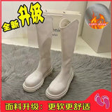 Legs Mm But Knee Boots Women's 2023 New Thick Soles Show Thin Legs Long And Tall Knight