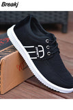 Casual Canvas Shoes for Men Lightweight Sports Breathable Shoes Men's Classic Vulcanized Shoes Fashion Lace Up Footwear