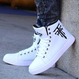 Sneakers Man Vulcanized Sneakers Male Comfortable High Top Shoes Men Autumn Spring 2023 Fashion Mens Shoes Vulcanize