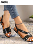 Shoes on Sale 2023 New Summer Women's Sandals Bohemian Flat Casual Shoes Outdoor Comfortable Beach Ladies Sandals