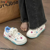pink Platform Sneakers Women Running Sports Shoes Woman Designer Chunky Sneakers Casual Pu Leather Vulcanized Shoes