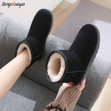 Women Boots Fashion Waterproof Snow Boots For Winter Shoes Women Casual Lightweight Ankle Botas Mujer Warm Winter Boots