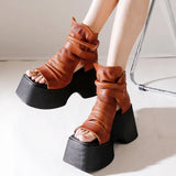 Sandal with Platform Woman Summer 2023 Fashion Casual Elegant Luxury Designer Urban News Trends