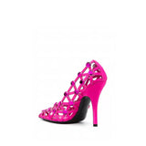 Breakj Spring And Summer New Fashion Diamond Magic Luxury High Heel Sandals Sexy Fine Heel Pointed Shoes Women's