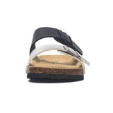 2023 New Summer Women Beach Cork Slippers Casual Double Buckle Clogs Slides Non-slip Outside