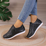 Breakj New Women's Single-Shoe Lid Water Drill Tight Casual Single-Shoe Thick-Soled Fish Mouth Single