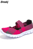 Sandals Women Handmade Casual Flat Shoes Outdoor Lightweight Casual Sports Hiking Shoes Large Size Zapatos De