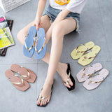 Summer flat flip-flops 36-41 casual women's outdoor fashion slippers beach holder fashion shoes woman slippers