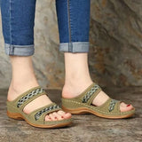 Breakj Word Cool Slippers Women's Spring New Loose Cake Thick Bottom Slippers
