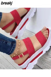 Women Sandals Summer Platform Sandals With Wedges Shoes For Women New Summer Sandalias Mujer Platform Heels Sandals Shoes