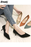 women's high heel women's shoes fashion ladies shoes pointed stiletto high heel ladies shoes new party shoes