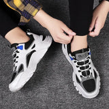 Men Sneakers Lace Up 2023 New Autumn Mesh Breathable Soft Bottom Casual Running Shoes Male Walking Footwear Zapatillas
