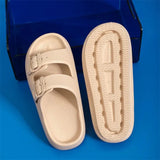 Thick Platform Slippers Women Summer Beach Eva Soft Sole Slides Sandals Woman Indoor Bathroom Anti-Slip Cloud