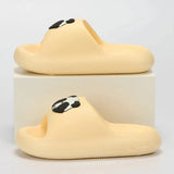 2024 Summer Cartoon Slippers Women Comfy Thick Platform Cloud Slides Woman Eva Soft Non Slip Bathroom Flip Flops