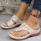 Women Sandals Soft Bottom Summer Shoes For Women Wedge Heels Sandalias Mujer Beach Slippers Women Flip Flops Summer