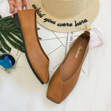 Soft Leather Small Leather Shoes Spring Classic Lightweight Flat Shoes Female Harajuku Students All-match Beanie