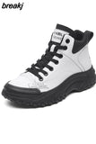 Running Shoes for Women 2023 Authentic Leather Platform Sneakers Femme Flats Tennis Female Casual Sports Girls