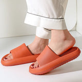 Thick Platform Bathroom Home Slippers 2022 Summer EVA Soft Thick Bottom Beach Sandals Woman Non Slip Flip Flops