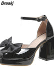 Women Mary Janes Pumps Shoes Brand Design 2023 Spring Gothic Style Lolita Sweet Girl Office Lady High Heels Pumps