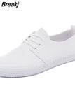 2023 Summer New White Sneakers for Women Comfortable Soft Solid Color Simple Women Casual Shoes Sneaker Women's