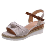 Ankle Strap Platform Sandals Women 2022 Open Toe Wedges Heels Sandals Woman High Heeled Summer Sandalias Plus Size