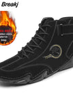 Men Boots Casual Leather Luxury High Top Sneakers Luxury Loafer Shoes for Men Motorcycle Ankle Boots 2023 New In